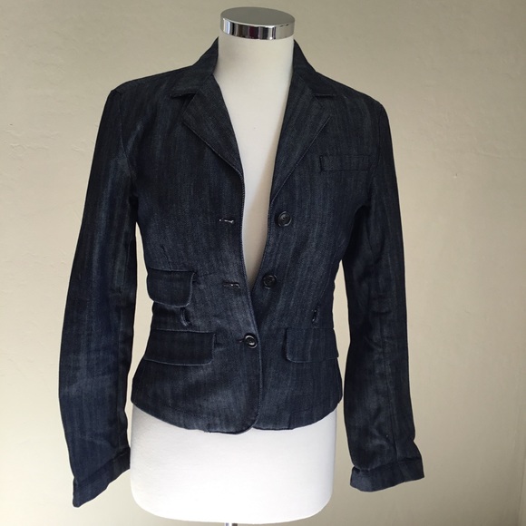 Polo by Ralph Lauren Jean Blazer/Jacket - Sz Small - Picture 3 of 8